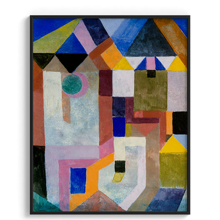 Cubist Abstract Geometric Blocks