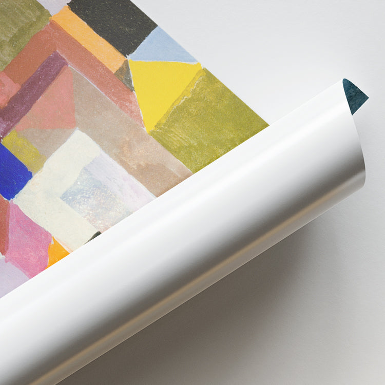 Cubist Abstract Geometric Blocks