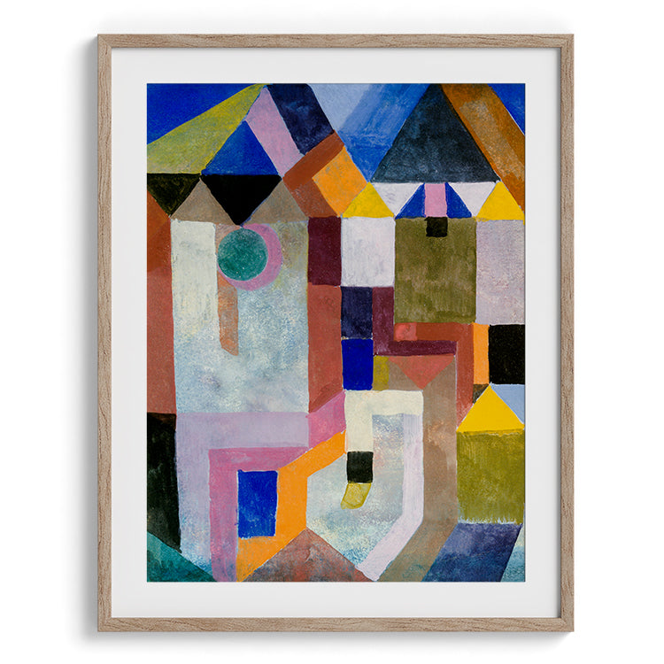 Cubist Abstract Geometric Blocks
