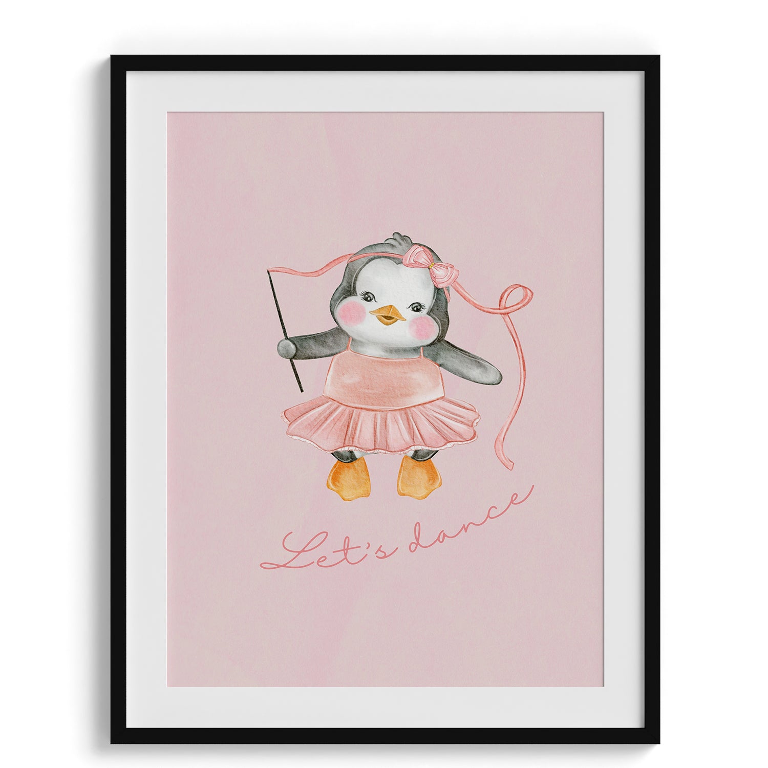 Dancing Penguin “Let’s Dance” Print
