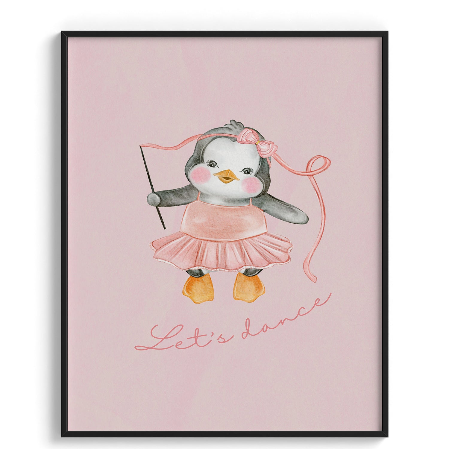 Dancing Penguin “Let’s Dance” Print