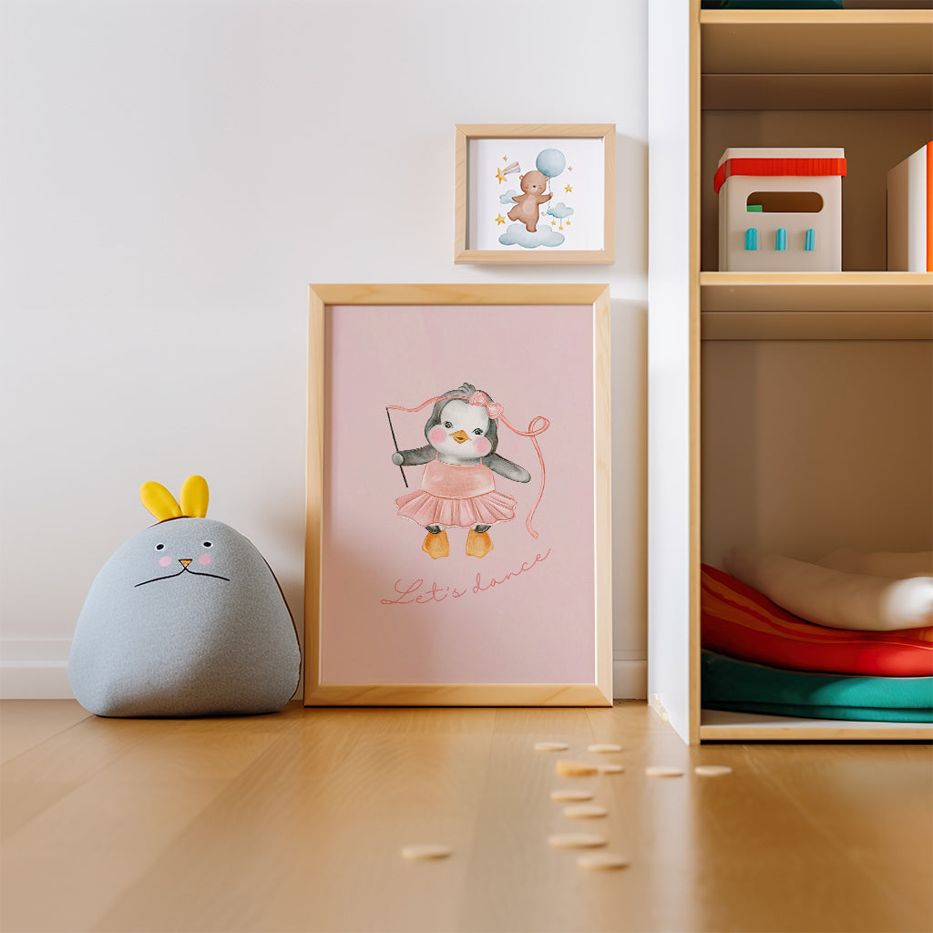Dancing Penguin “Let’s Dance” Print