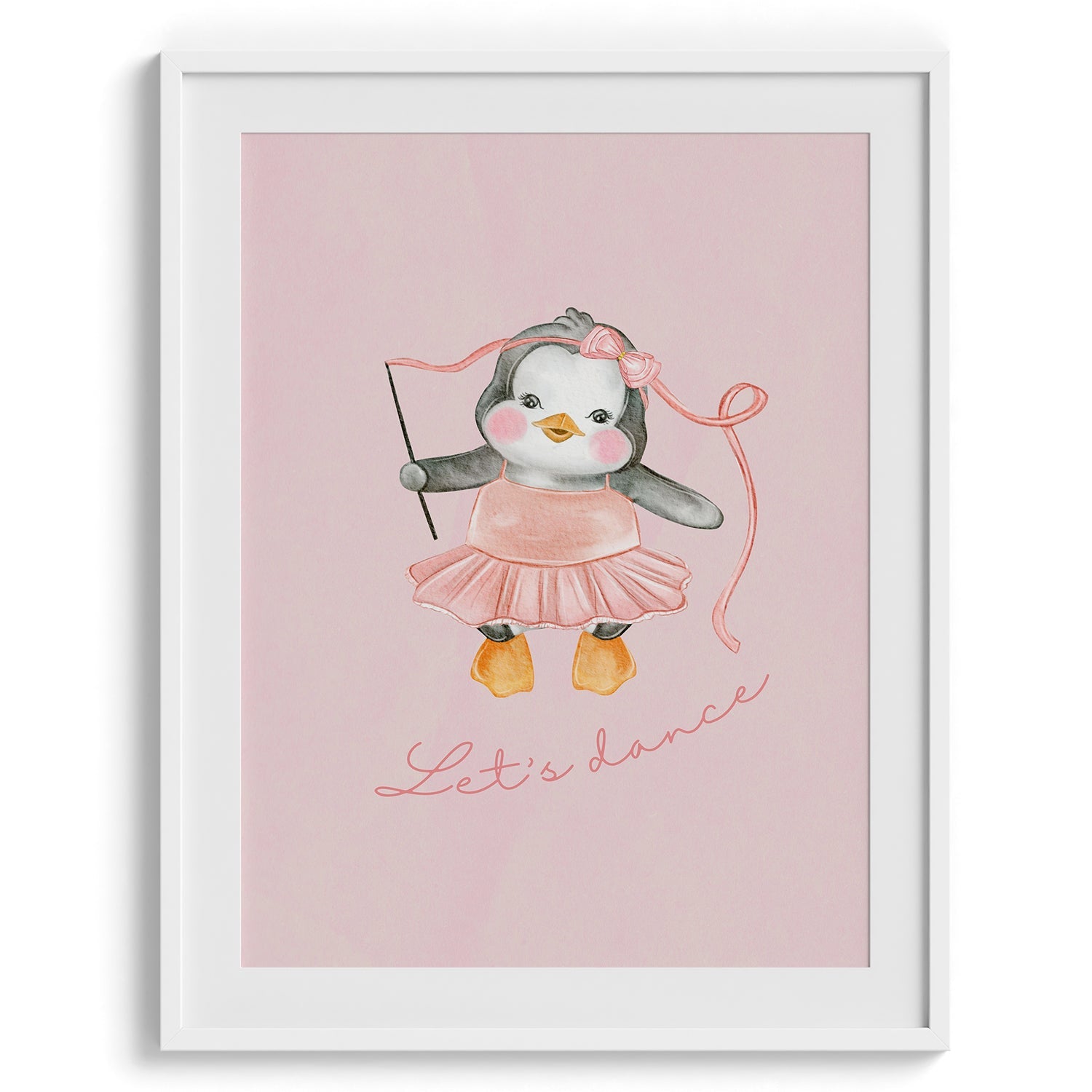 Dancing Penguin “Let’s Dance” Print