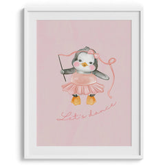 Dancing Penguin “Let’s Dance” Print