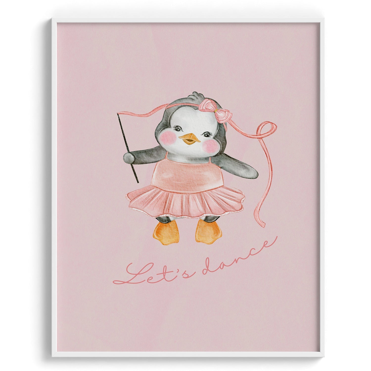 Dancing Penguin “Let’s Dance” Print