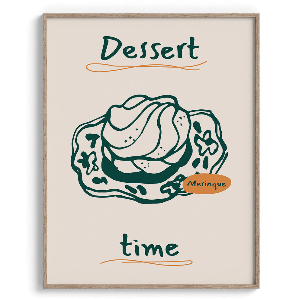 Dessert Time Meringue Wall Art Painting