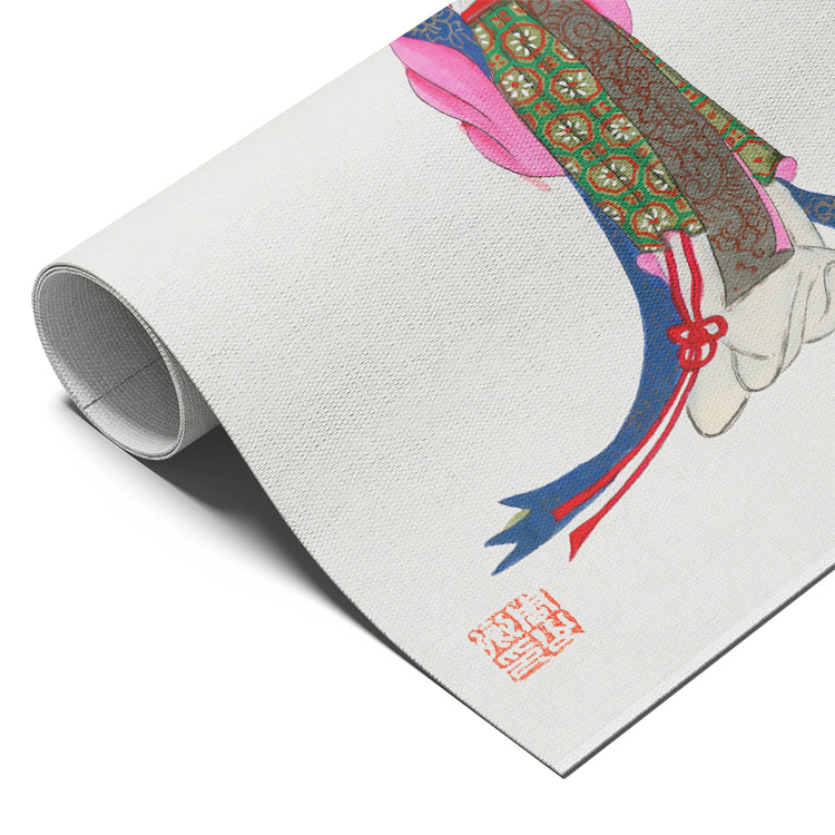 Elegant Japanese Lady in Kimono