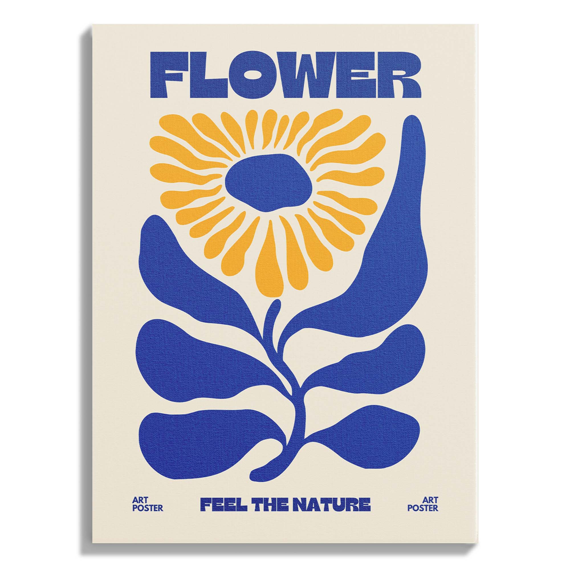 Flower Power Retro Botanical Poster