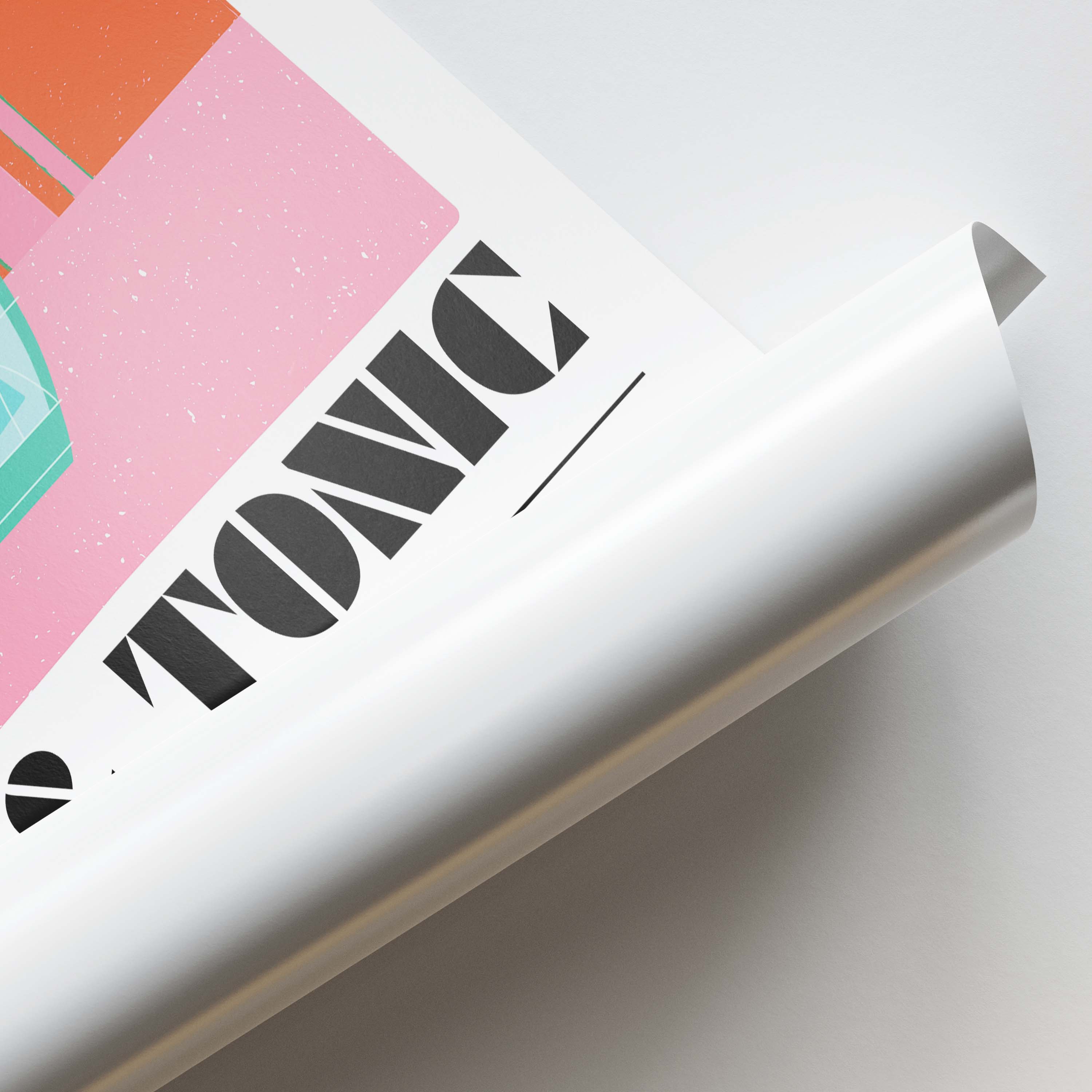 Gin & Tonic Recipe Wall Art Frames