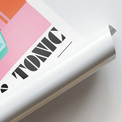 Gin & Tonic Recipe Wall Art Frames