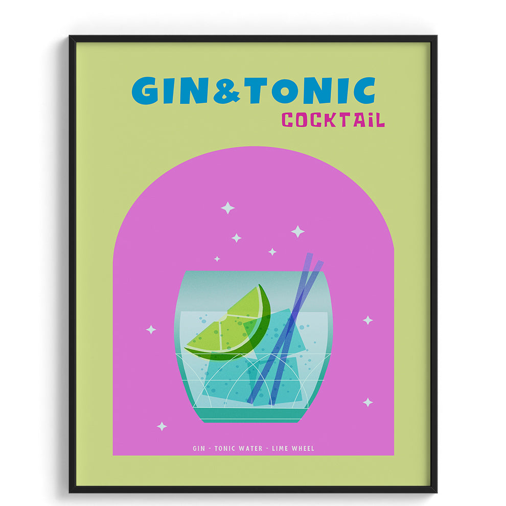 Gin & Tonic Refresh Canvas Wall Prints