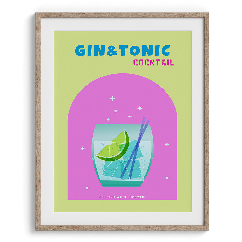Gin & Tonic Refresh Canvas Wall Prints