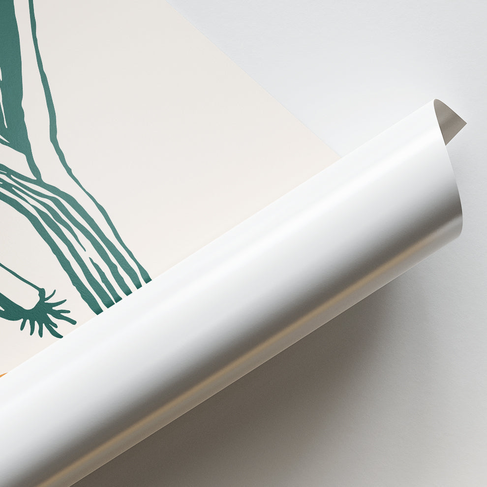 Go Vegan Leeks Wall Painting For Cafe