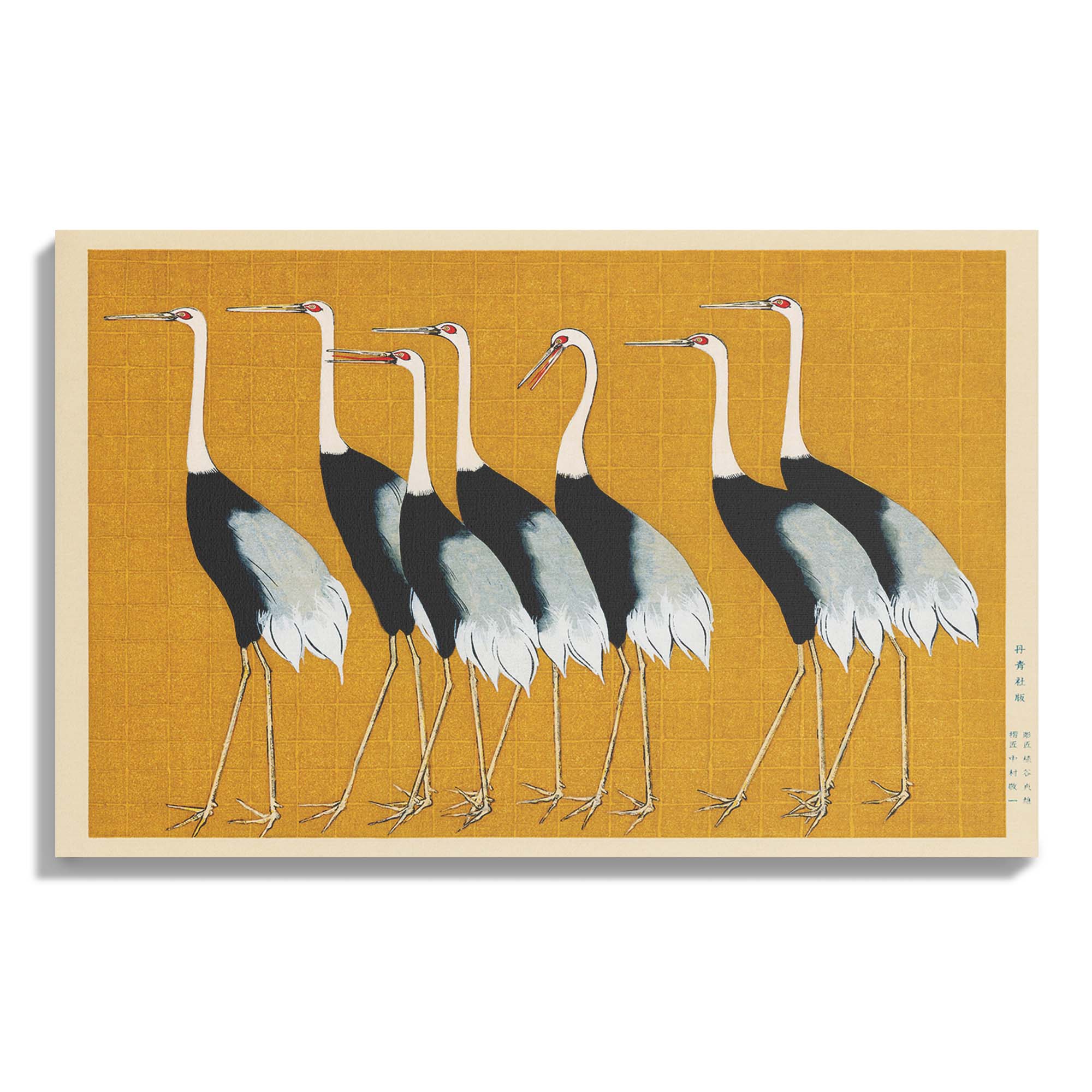 Golden Cranes Japanese Minimal Art