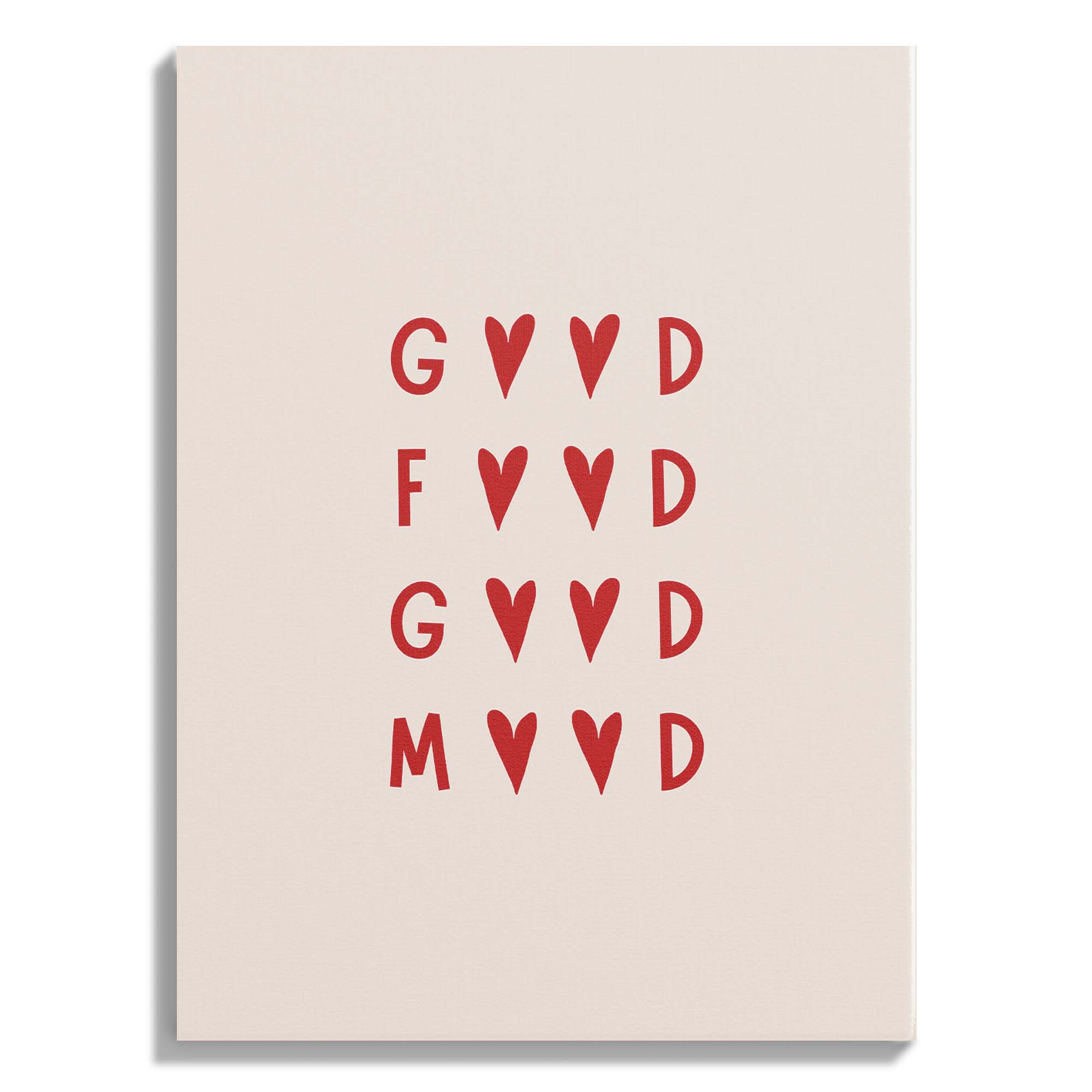 Good Food Good Mood Typography