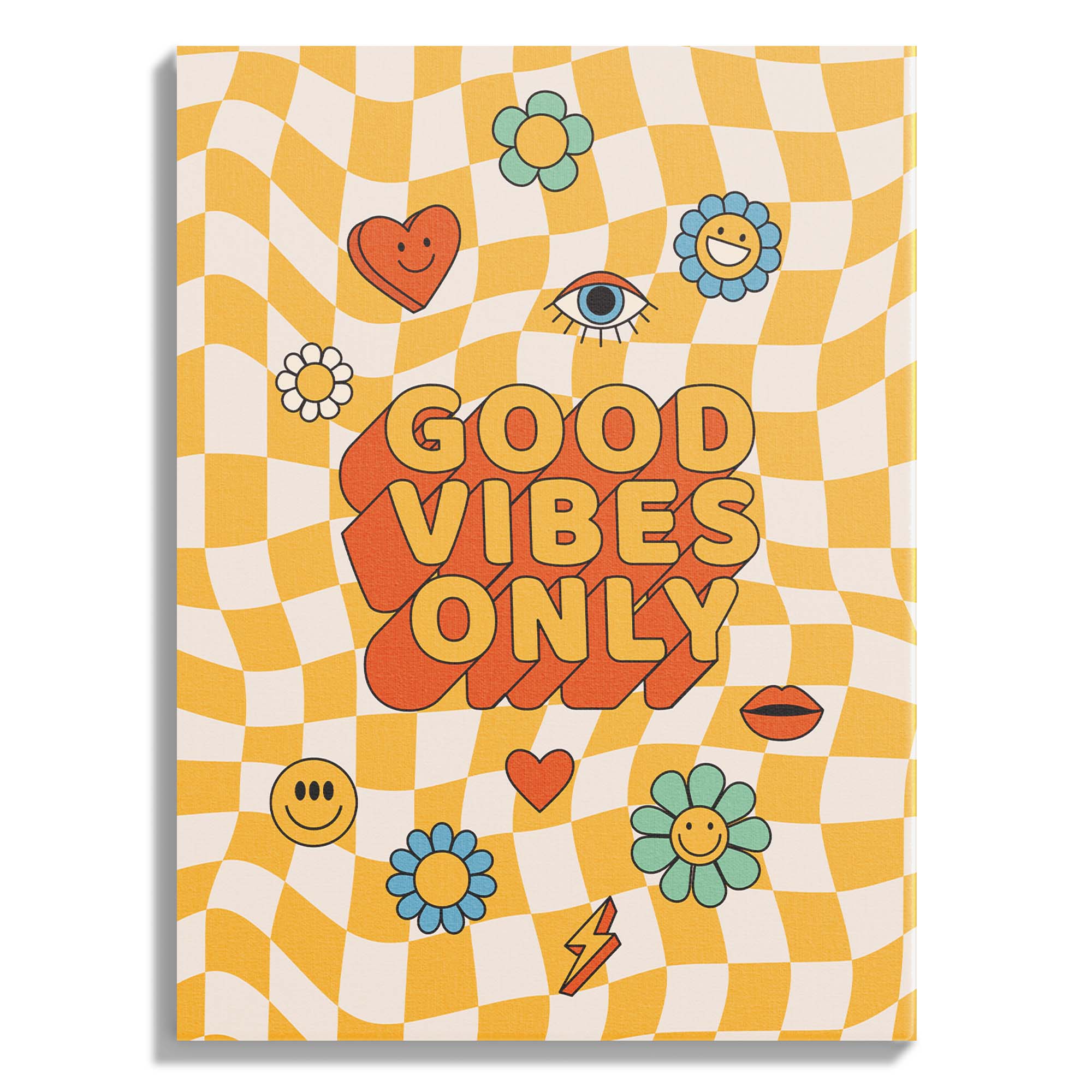 Good Vibes Only Retro Typography