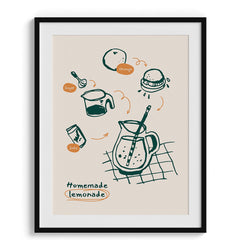 Homemade Lemonade Canvas Wall Prints