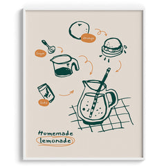 Homemade Lemonade Canvas Wall Prints