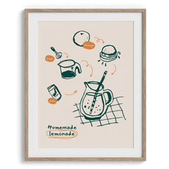 Homemade Lemonade Canvas Wall Prints