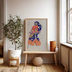 Japanese Kabuki Warrior Print