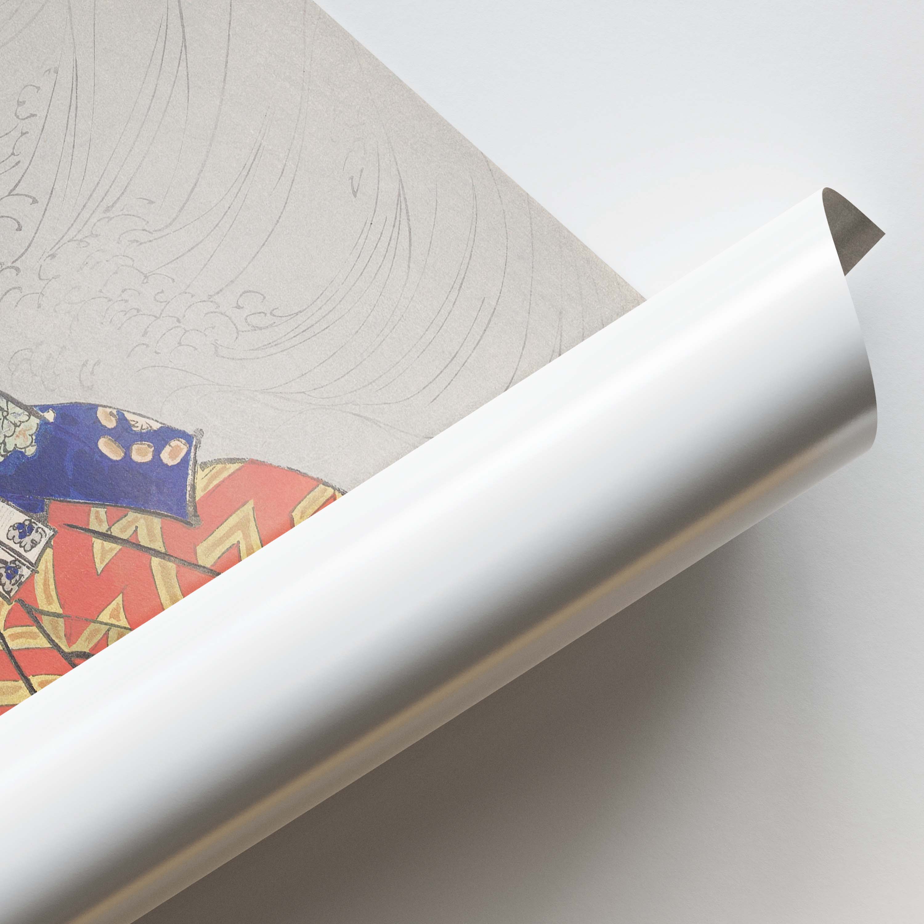 Japanese Kabuki Warrior Print