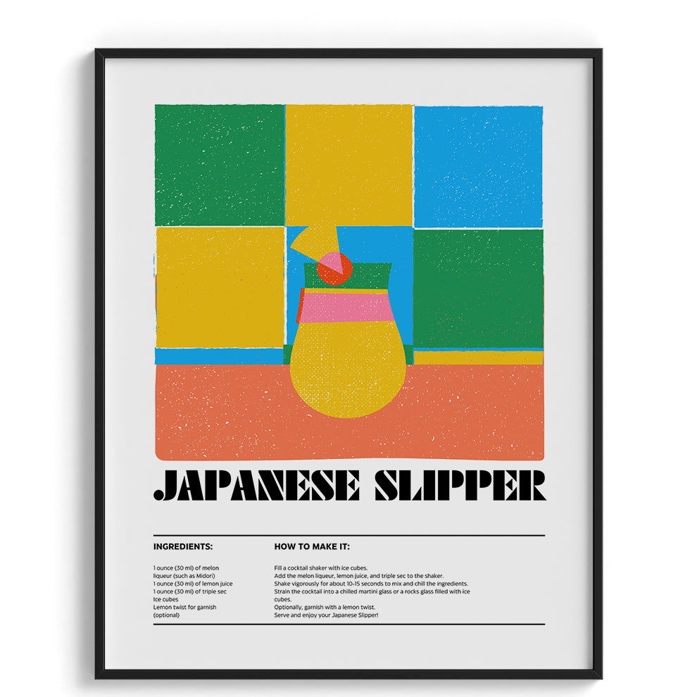 Japanese Slipper Canvas Wall Paintings