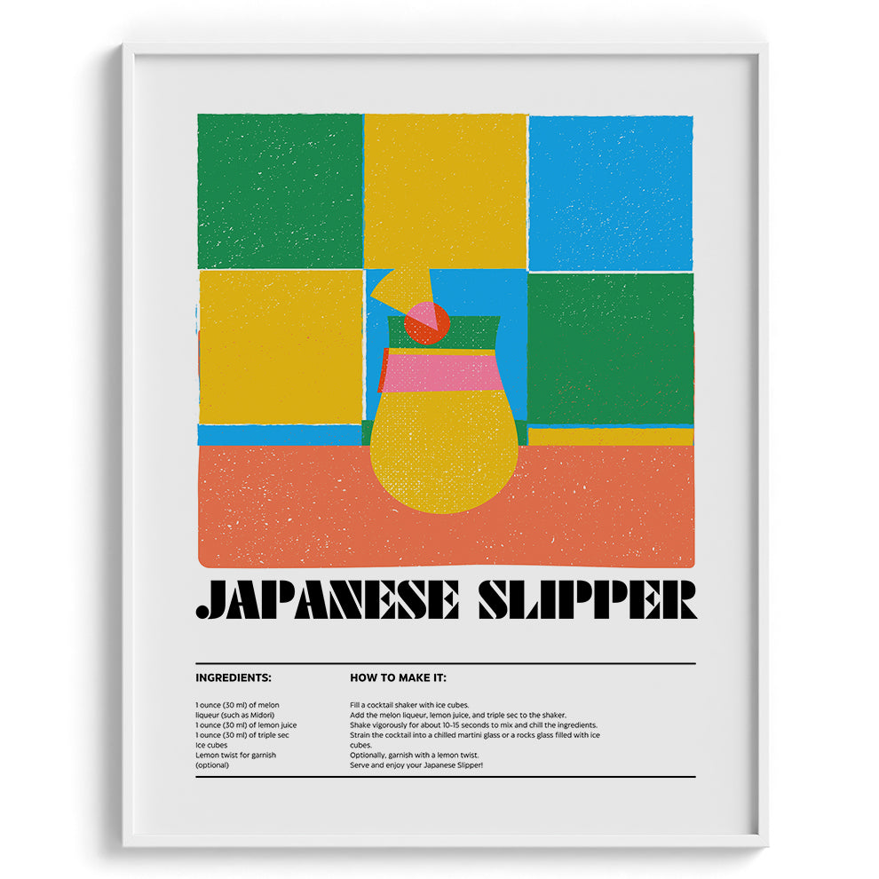 Japanese Slipper Canvas Wall Paintings