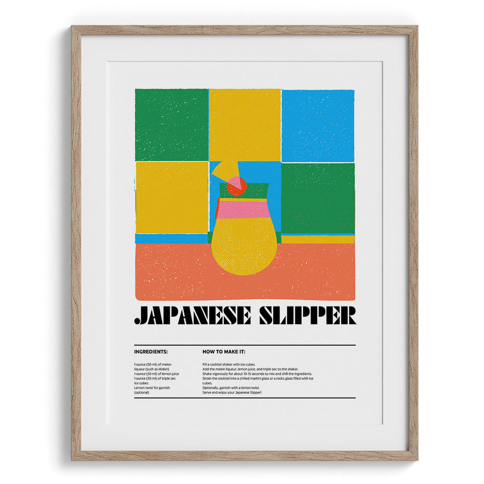 Japanese Slipper Canvas Wall Paintings
