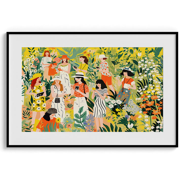 Ladies in Bloom – Garden Gathering Illustration