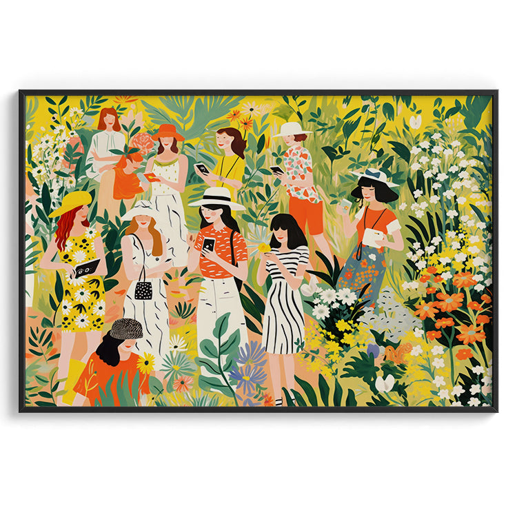 Ladies in Bloom – Garden Gathering Illustration