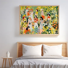 Ladies in Bloom – Garden Gathering Illustration