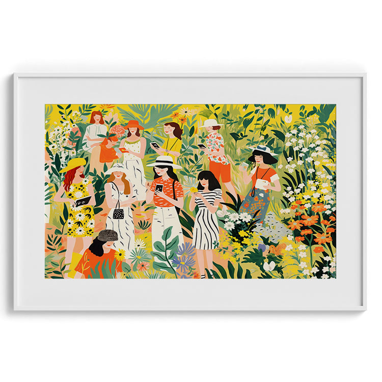 Ladies in Bloom – Garden Gathering Illustration
