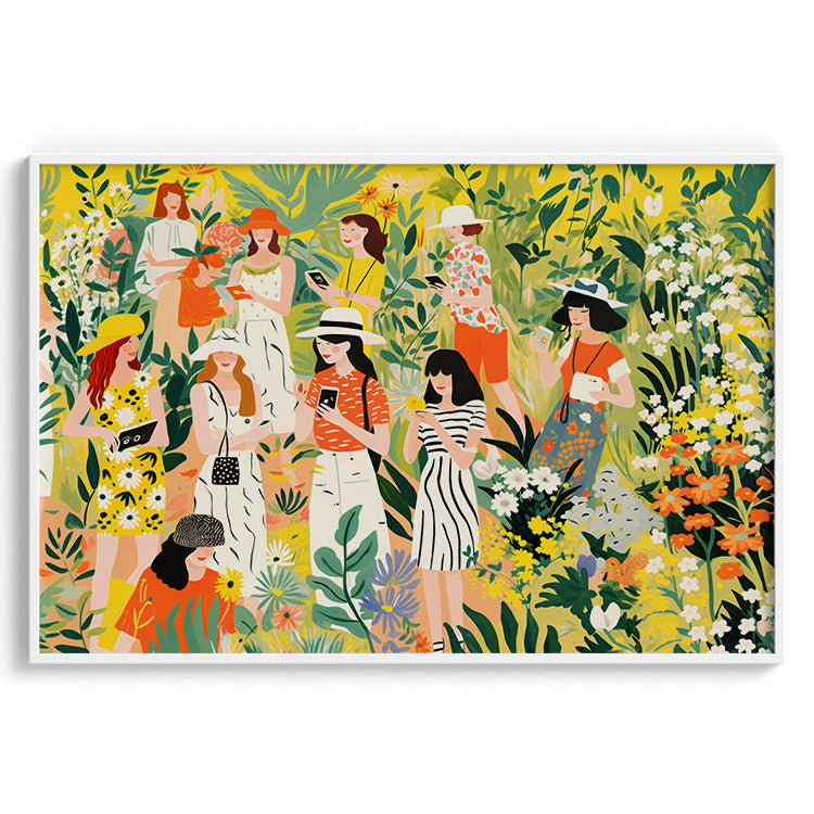 Ladies in Bloom – Garden Gathering Illustration