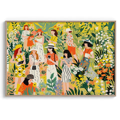 Ladies in Bloom – Garden Gathering Illustration