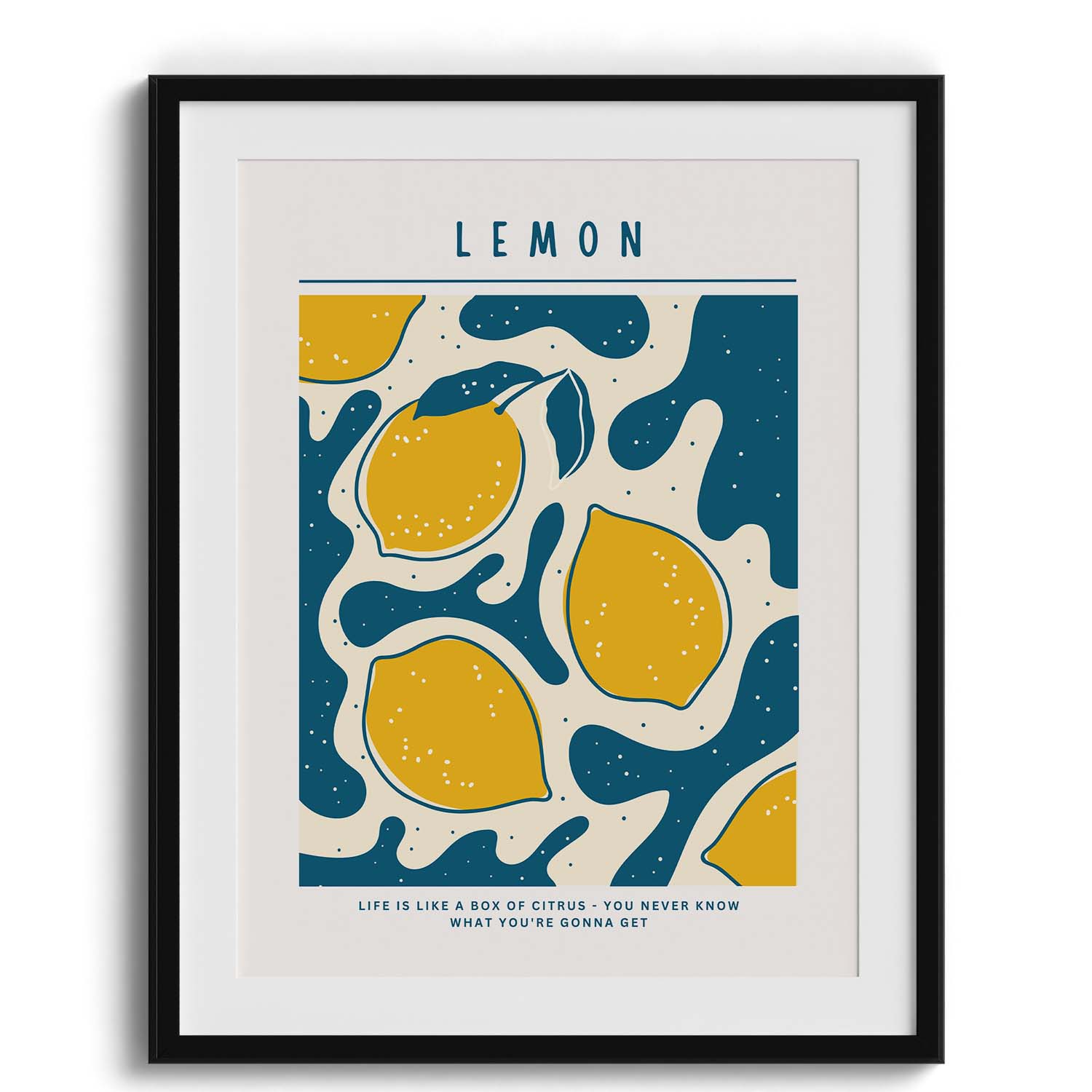Lemon Citrus Life Canvas Wall Paintings