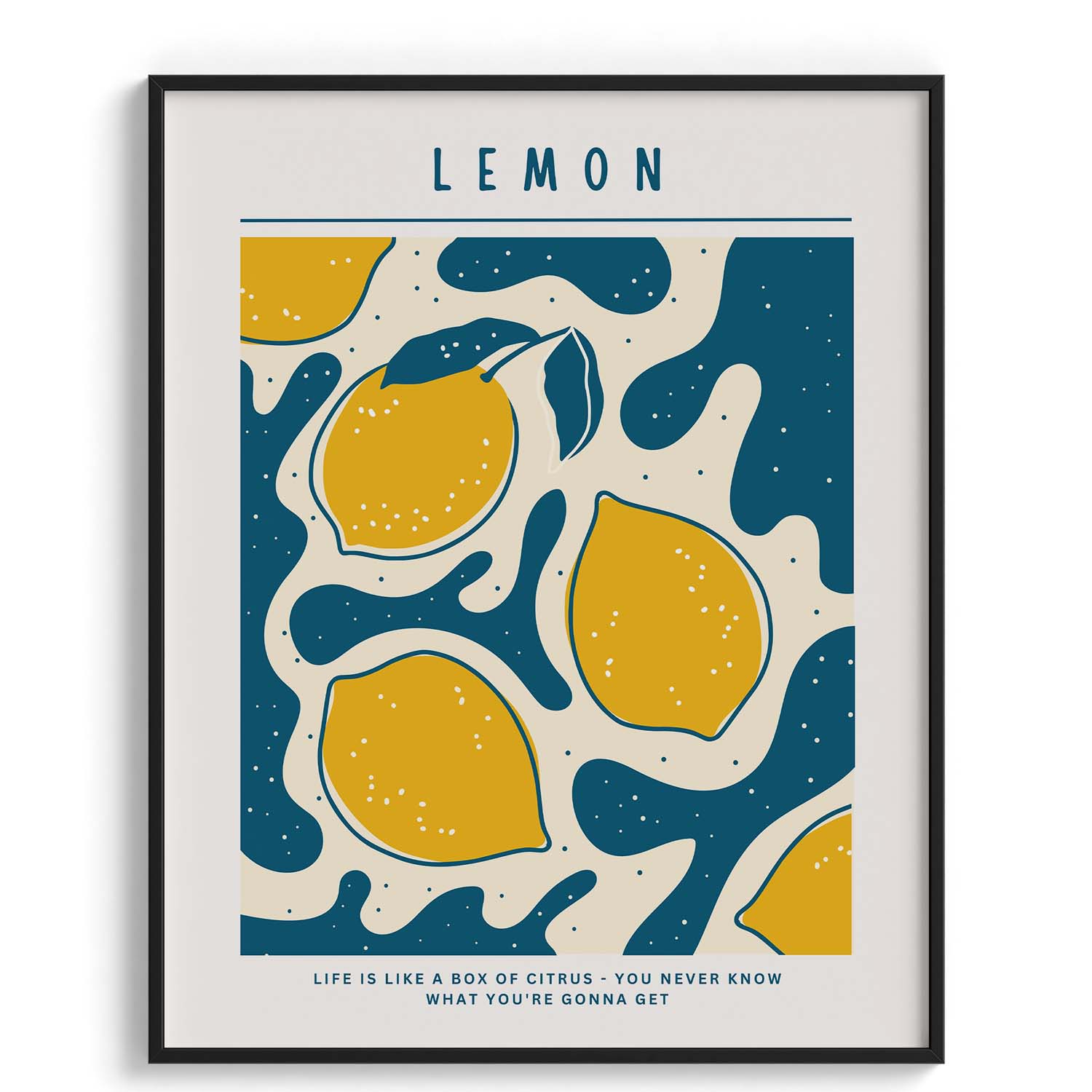 Lemon Citrus Life Canvas Wall Paintings