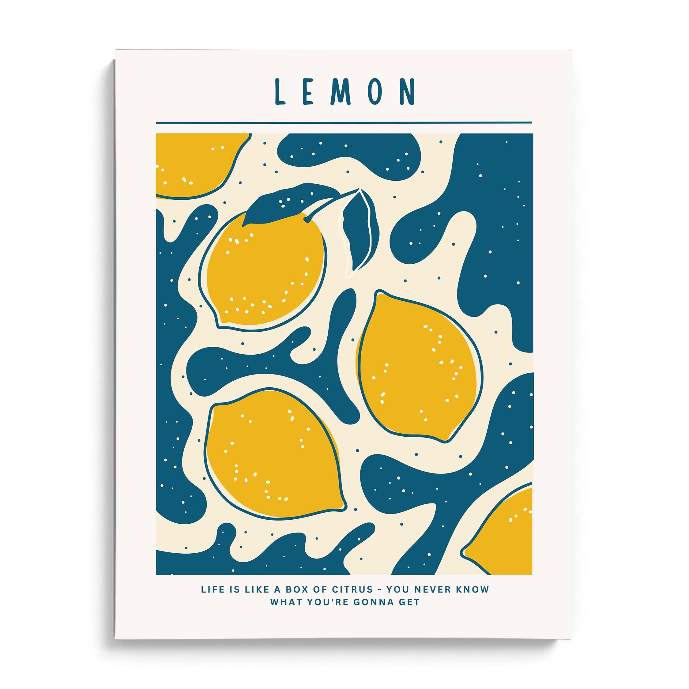 Lemon Citrus Life Canvas Wall Paintings