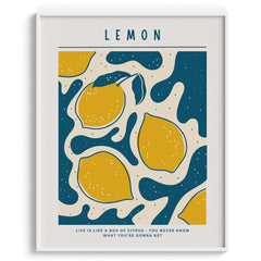 Lemon Citrus Life Canvas Wall Paintings