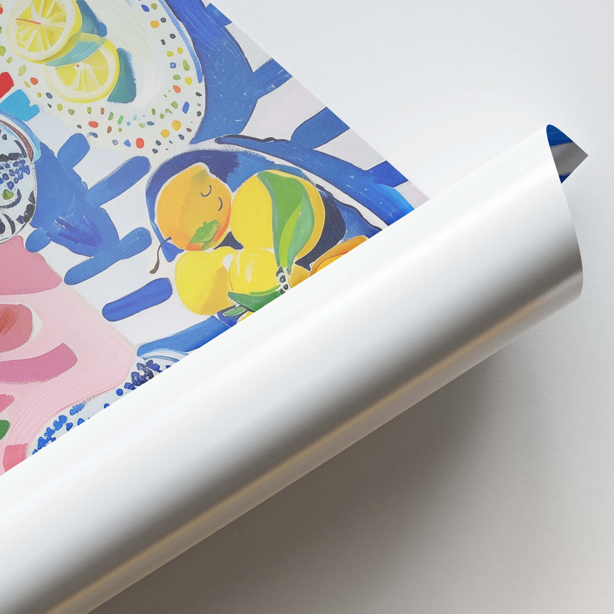 Lemon Garden Harmony Canvas Wall Paintings