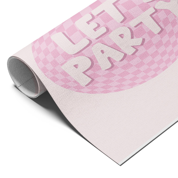 Let’s Party Disco Ball Poster