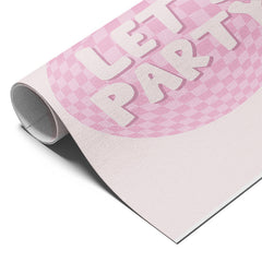 Let’s Party Disco Ball Poster
