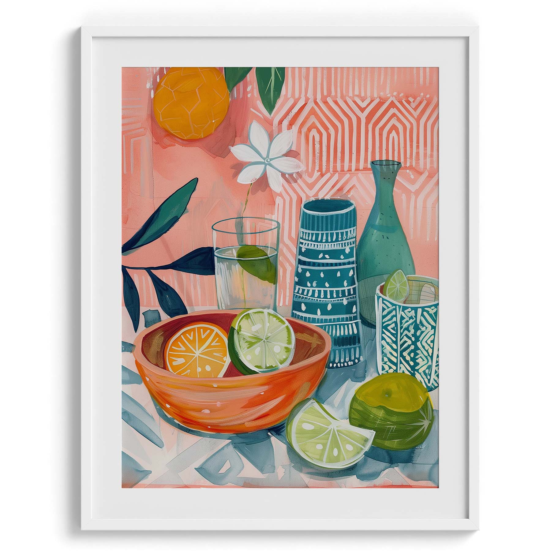 Lime & Ceramics Harmony Canvas Wall Art