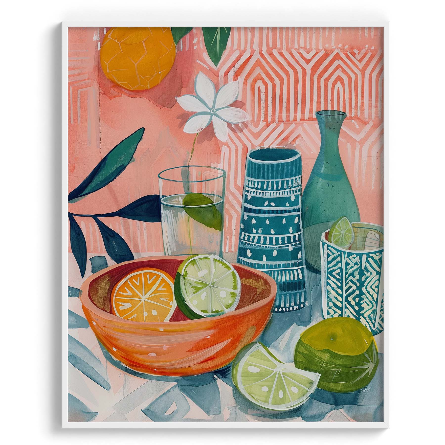 Lime & Ceramics Harmony Canvas Wall Art