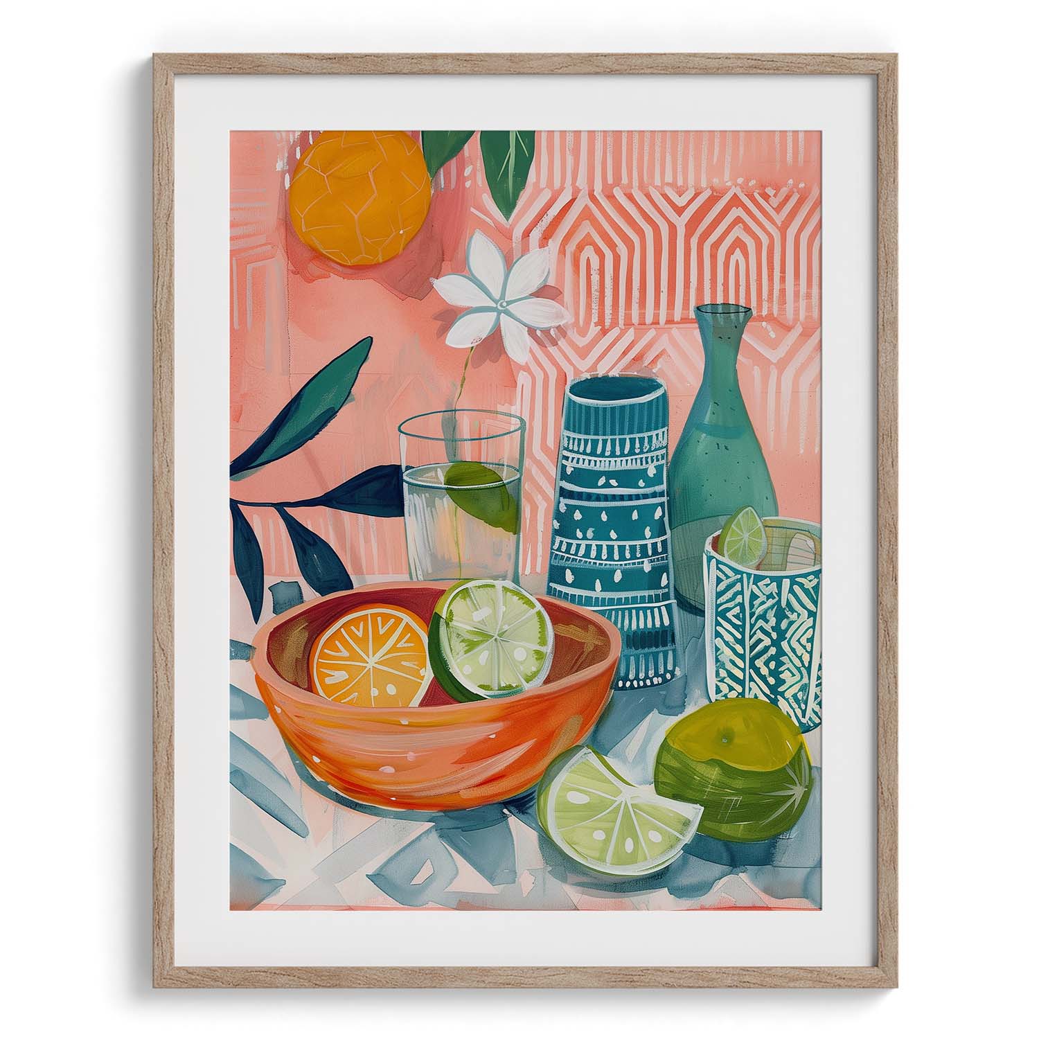 Lime & Ceramics Harmony Canvas Wall Art