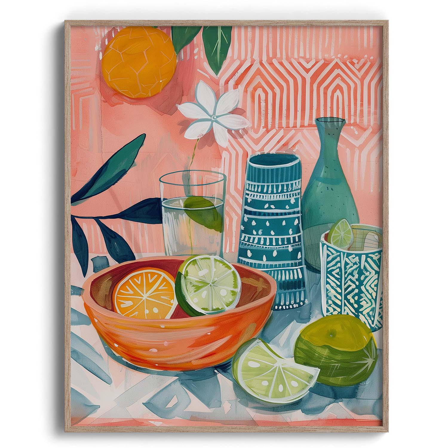 Lime & Ceramics Harmony Canvas Wall Art