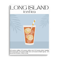 Long Island Iced Tea Wall Painting For Cafe
