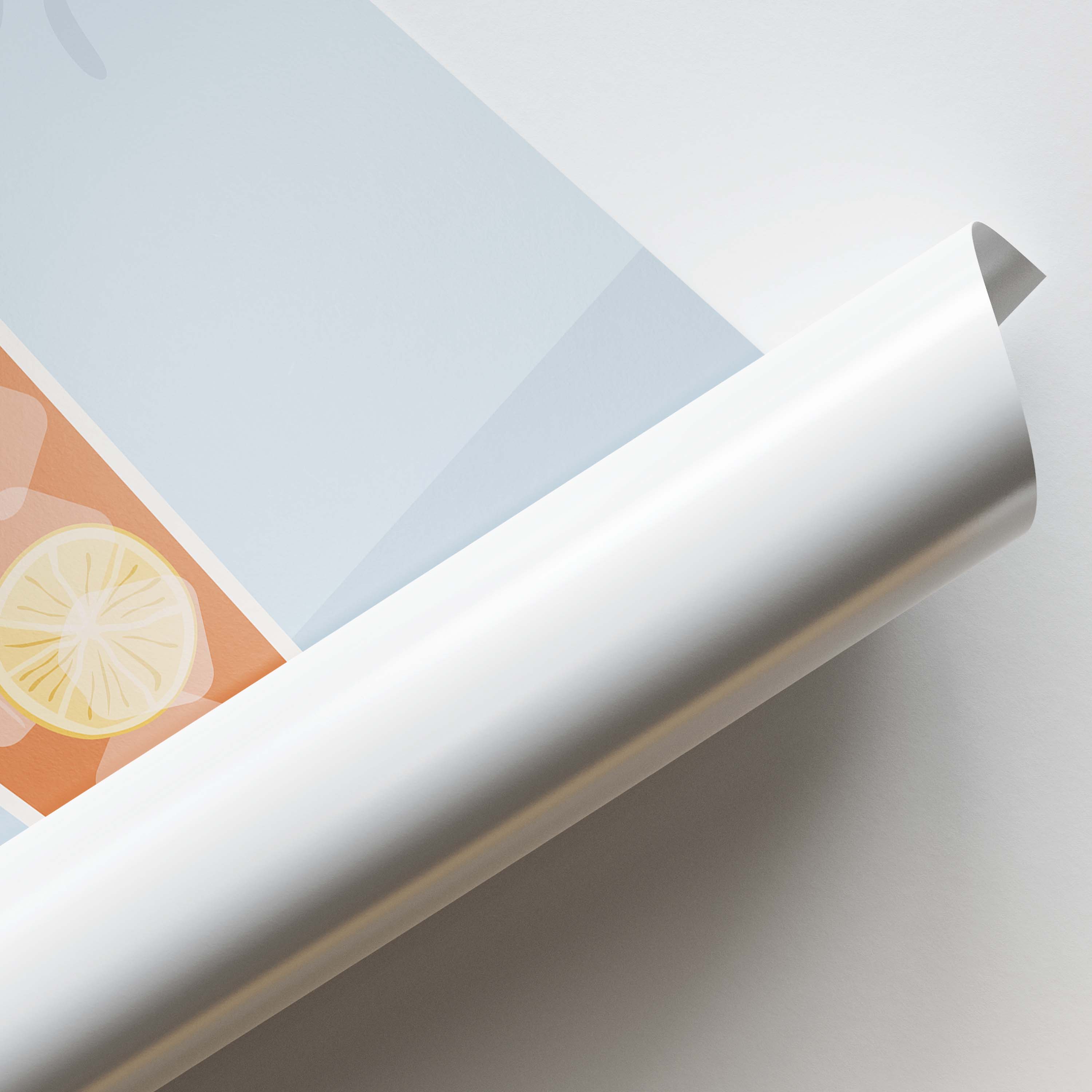 Long Island Iced Tea Wall Painting For Cafe