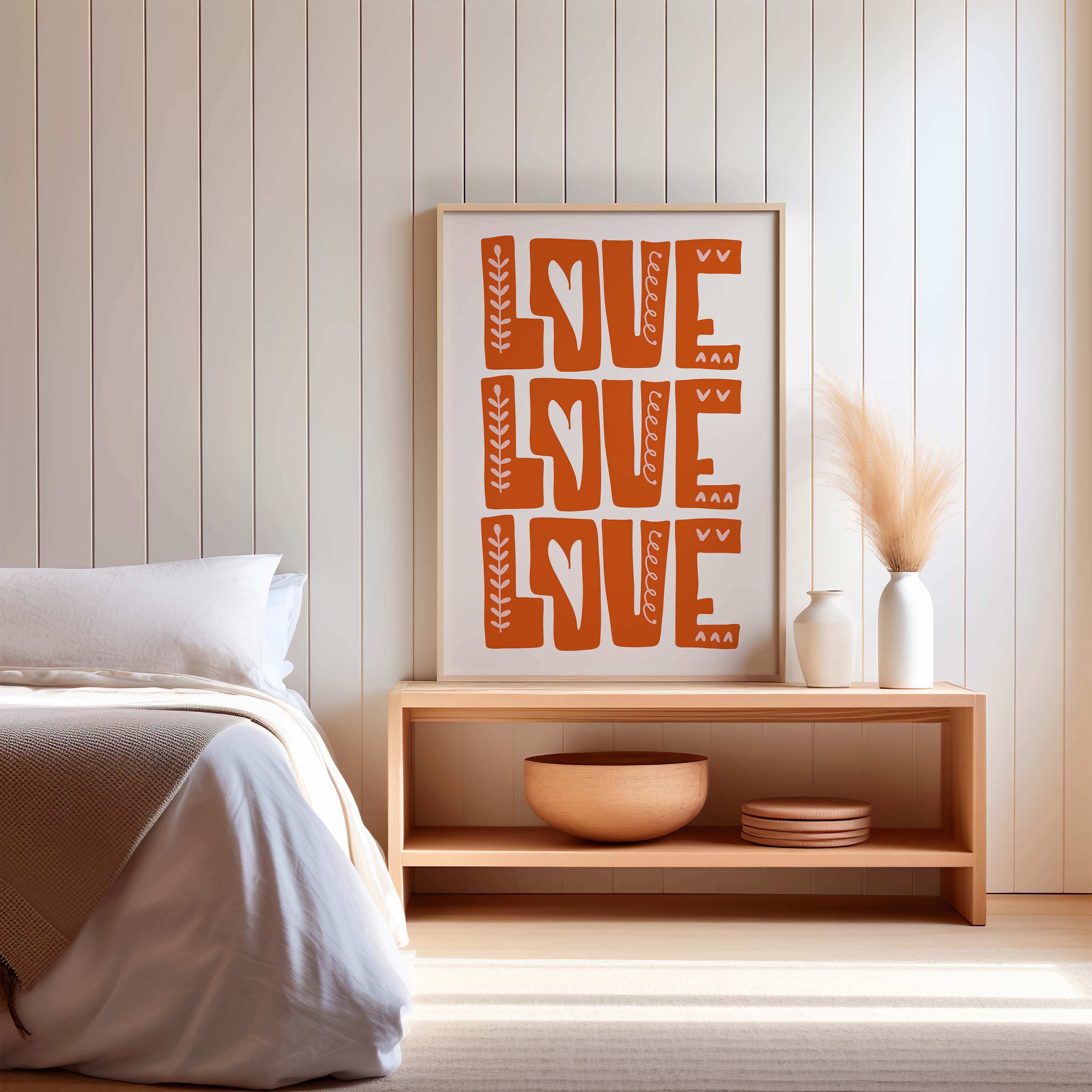 Love Love Love Bold Typography