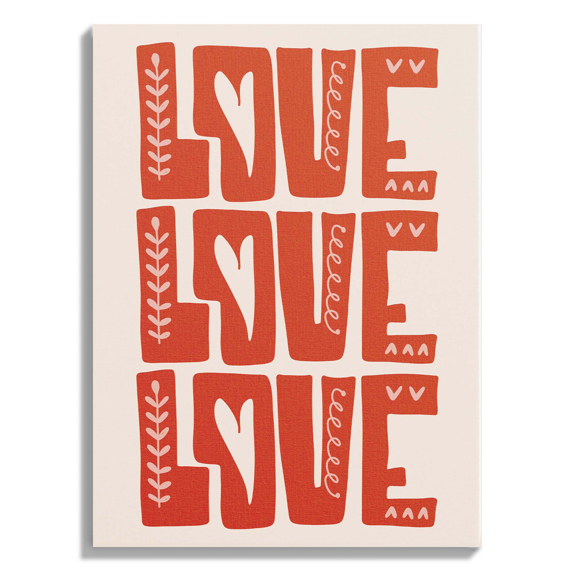 Love Love Love Bold Typography