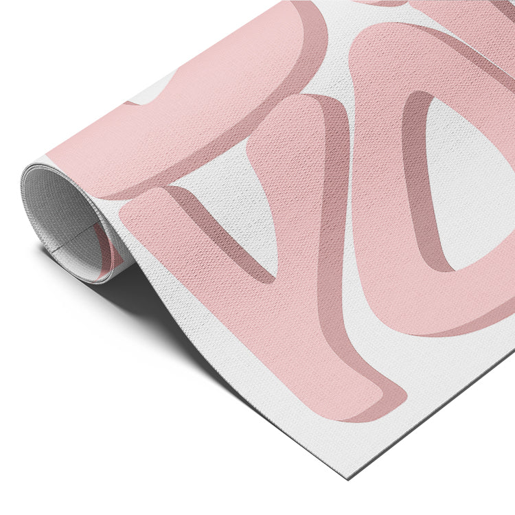 Love You Bold Pink Typography